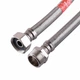 Шланг водяной TUCAI 1/2"x1/2" НВ 0,6м. TAQ MG-1212-600 200181, оплетка из нержавеющей стали - изображение 1