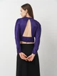 Футболка женская Zara 1971/204 S Фиолетовая (01971204611028) - изображение 2