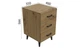 Тумба Вива 3 на конусных ножках Ferrum-decor 56,5x35x40 Черный металл ДСП Дуб Артизан 16 мм (FRD-106824) - изображение 4