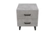 Тумба Вива 2 на конусных ножках Ferrum-decor 41x35x40 Черный металл ДСП Бетон 16 мм (VIVA200) - изображение 3