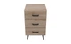 Тумба Вива 3 на конусных ножках Ferrum-decor 56,5x35x40 Черный металл ДСП Дуб Сан-Марино 16 мм (VIVA305) - изображение 3