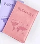 Обложка на паспорт книжку загранпаспорт Защитный чехол для паспорта 14х10см Розовая - изображение 2