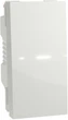 Выключатель 1-клавишный кнопочный Schneider Electric Unica New 10А, 1 модуль Белый (NU310618) - изображение 1