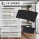 Ванна акриловая Helmken Alvaro 155x70 см (244F0F7416) комплект 2 в 1: прямоугольная ванна, Черный подголовник - изображение 16