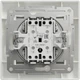 Кнопка двойная Schneider Electric Asfora самозажимная Белая с рамкой (EPH1100121) - изображение 4