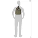 Рюкзак тканевый 17 л светоотражающий Bagland Stylish M 1118420664 Хаки (2011184206643) - изображение 7
