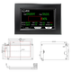 Сенсорный экран JK BMS (Jikong) LCD сенсорный экран 4.3" (с кнопкой активации) - изображение 4