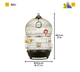 Клітка для канарок та маленьких птахів Ferplast Antique Brass Bali Ø43.5х68.5 см 51018802 - зображення 2