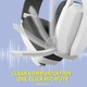 Наушники BINNUNE BW06 LIGHTSPEED Wireless Gaming Headset — White-Grey - изображение 6
