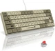 Клавиатура AJAZZ AK680 Grey-White Проводная Механическая с Подсветкой с Поддержкой HOT-SWAP RED SWITCH - изображение 2