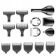 Аккумуляторная машинка для стрижки 6в1 с USB, VGR V-106 / Набор для стрижки волос и бороды / Мужской триммер - изображение 3