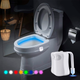 Цветная подсветка для унитаза с датчиком движения, BOWL LIGHT, на батарейках / Умная подсветка на унитаз - изображение 7