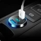 Адаптер в прикуриватель авто на 2 USB с индикатором напряжения, CAR HC6 / Автомобильное зарядное устройство - изображение 2