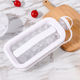 Силіконова форма для льоду ICE CUBE TRAY на 17 кульок / Складна пляшка - льодівниця / Форма для льоду - зображення 2