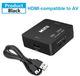 Перехідник адаптер HDMI до 3RCA AV TV аудіо та відео - зображення 3