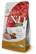 Сухой беззерновой корм Farmina Cat Grain Free N&D Quinoa Skin & Coat Quail Adult для взрослых котов с проблемной кожей и шерстью с перепелкой 300 г (арт 168044) - изображение 1