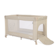 Детский манеж на колесах от рождения до 3 лет Noemi 1 Layer Fog Beige Star Lorelli Бежевый - изображение 3