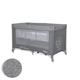Двухуровневый манеж для детей от рождения Noemi 2 Layers Cool Grey Star Lorelli Серый - изображение 1
