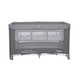 Двухуровневый манеж для детей от рождения Noemi 2 Layers Cool Grey Star Lorelli Серый - изображение 2