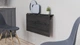 Обеденный стол-трансформер Ника настенный Ferrum-decor 420x900x500 Черный металл ДСП Сосна Кембра 16 мм (NIKA003) - изображение 4