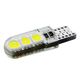 Автолампа світлодіодна Т10, 6SMD 5050, 12В, миготлива, біла - зображення 1