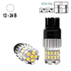 Автолампа світлодіодна Т20 W21/5W 7443,36smd, 12-24 В - зображення 3