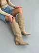 Чоботи казаки VZUTIK 40 Пісочний 4902д/40 - изображение 4