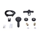Комплект змішувачів 2в1 для душу Lidz Latwa 010 Black + Lidz Latwa 001 Black (SD00053698-2) - зображення 10