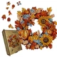 Пазл дерев'яний Осінній Вінок, А5, 35 елементів, Картонна коробка - изображение 7