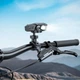Экшн камера для велосипеда HOCO DV104, 4K, Anti-shake, Riding recorder, 2" HD IPS Display, 1000lm Light, Wi-Fi, IPX5, 12MP, 2500mAh, 5h, black - изображение 8