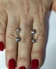 "Серебряные серьги-шарики Shiny ш1ам - изображение 4