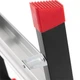 Драбина Intertool 1.13 м сталева 3 ступені широка платформа висотою 63 см лоток для інвентарю стрем'янка (000072515) - зображення 5