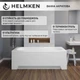 Ванна акриловая Helmken Edelva 160x70 см (8R5155527F) комплект 4 в 1: прямоугольная ванна, ножки, Белая фронтальная и боковая панель - изображение 5