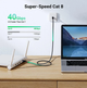 Высокоскоростной патч корд Ugreen NW153 2 метра сетевой кабель 40 Гбит\с Ethernet RJ45 Cat 8 круглый (80431) - изображение 3
