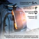 Универсальный Power Bank 10000 мАч с солнечной зарядкой и беспроводной зарядкой 20 Вт черный с оранжевым - изображение 6
