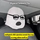 Чохол «Балаклава» на підголівник авто AvtoSpenk, 20х40 см, білий - зображення 5