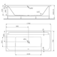 Каркас для ванни 170х75 AM.PM Inspire 2.0 W52A-170-075W-R - изображение 3