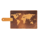 Кожаное портмоне для паспорта ID документов HiArt PB-02/1 Shabby Honey World Map - изображение 2