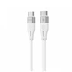 Кабель Proove Soft Silicone Type-C to Type-C 60W (1m) White (CCSO60002202) - зображення 1