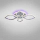 Люстра VALESO V K39207-2+2+1 TL CR с пультом светодиодная LED на кухню, для гостинной, для спальни - изображение 1