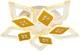 Люстра VALESO V K39939-5+5+1 WT+gold з пультом світлодіодна LED на кухню, для вітальні, для спальні - зображення 2