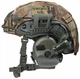 Балістичний шолом каска FAST Helmet NIJ IIIA олива + Тактичні навушники M31+ ліхтарик - изображение 2