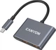 USB-хаб Canyon DS-3 3-в-1 USB-C Dark Grey (CNS-TDS3) - зображення 5