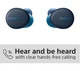 Бездротові навушники Sony WF-XB700 / Bluetooth 5.0 / Швидка зарядка / До 18 годин роботи від кейса / Сині Б/В - зображення 2