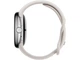 Смарт-годинник Google Pixel Watch 41mm / NFC / GPS / Wi-Fi / Bluetooth 5.0 / Влагозащита 5 ATM / Wear OS / Polished Silver / Porcelain Active Band Б/В - зображення 4