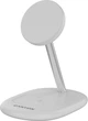 Ładowarka bezprzewodowa Canyon WCS-205 15 W Qi2 2-w-1 White (CNS-WCS205WW/A) - obraz 1