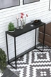Консольний столик в стилі лофт EcoLoft DSP-1157 Чорний - зображення 3