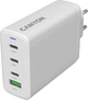 Бездротовий зарядний пристрій Canyon CU140ACC GaN 150 Вт 3xUSB-C PD2.0 1xUSB-A QC2.0 EU White (CNS-CUW140ACC) - зображення 1