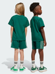 Дитячий літній комплект (футболка + шорти) Adidas Short Tee Set JC9159 98-104 см Зелений/Білий/Сріблястий (4067902619620) - зображення 2