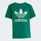 Дитячий літній комплект (футболка + шорти) Adidas Short Tee Set JC9159 98-104 см Зелений/Білий/Сріблястий (4067902619620) - зображення 7